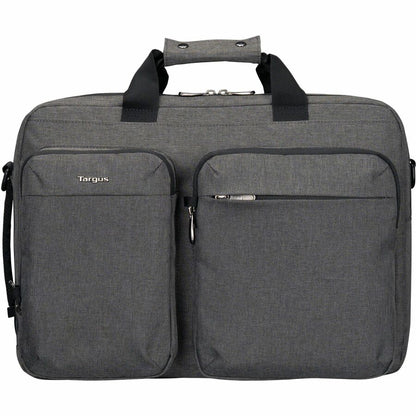 Front Image for Targus Hybrid TBT94304GL Carrying Case (Backpack/Briefcase) for 15" to 16" Notebook - Gray - TAA Compliant