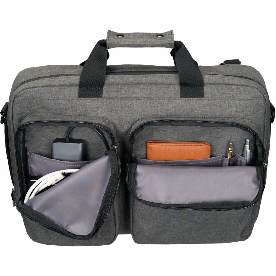 Alternate-Image4 Image for Targus Hybrid TBT94304GL Carrying Case (Backpack/Briefcase) for 15" to 16" Notebook - Gray - TAA Compliant