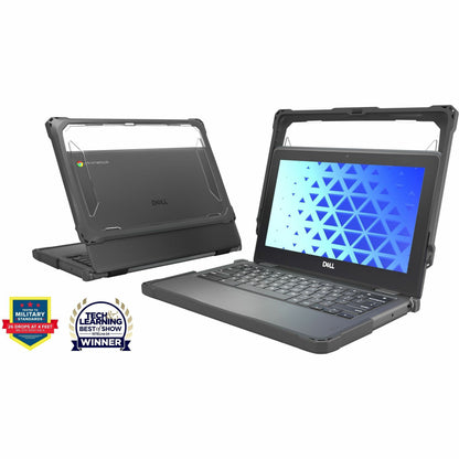 Main Image for MAXCases Extreme Shell-F Chromebook Case for Dell Chromebook 11" Clamshell (Model #CC11260/2025)(Grey)