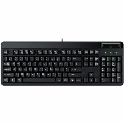 Top Image for Adesso EasyTouch-130SB Desktop Mechanical Keyboard with Smart Card Reader