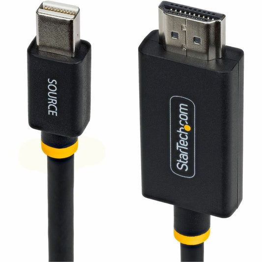 Main Image for StarTech 6ft (1.8m) Mini DisplayPort to HDMI Adapter Cable, 4K 60Hz with HBR3/HDCP 2.3/DPCP, MDP to HDMI 2.0 Active Video Converter