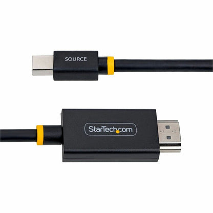 Alternate-Image2 Image for StarTech 6ft (1.8m) Mini DisplayPort to HDMI Adapter Cable, 4K 60Hz with HBR3/HDCP 2.3/DPCP, MDP to HDMI 2.0 Active Video Converter