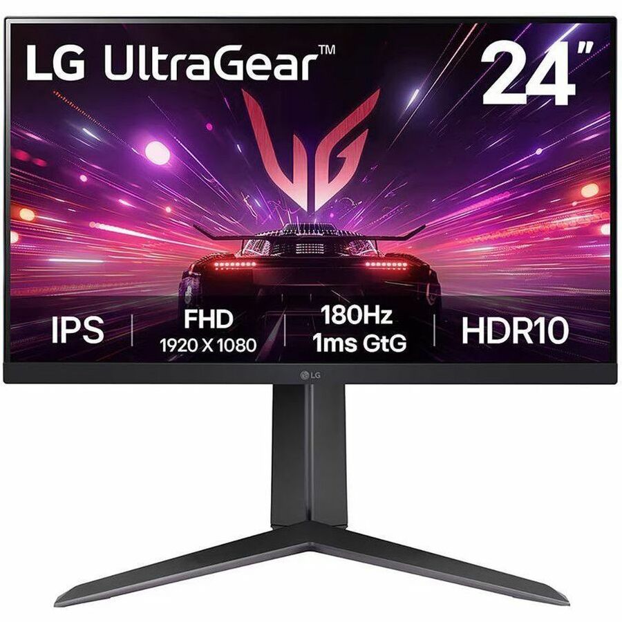 Front Image for LG UltraGear 24GS65F-B 24" Class Full HD Gaming LCD Monitor - 16:9