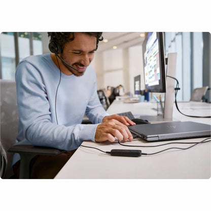 Alternate-Image1 Image for Poly Mission 625 Stereo USB Wired Headset (Bulk) (C01C6A6)