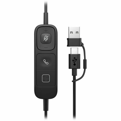 Alternate-Image3 Image for Poly Mission 425 Stereo USB Wired Headset Classic (Bulk) (C01B3A6)