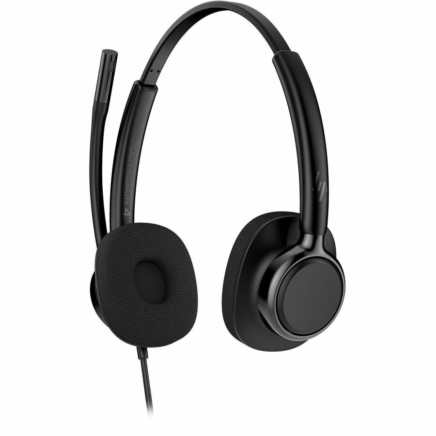 Left Image for Poly Mission 425 Stereo USB Wired Headset Classic (Bulk) (C01B3A6)