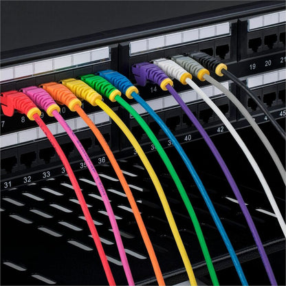 Alternate-Image4 Image for StarTech 6in Gray Slim CAT6 Cable, 10 Pack, Snagless RJ45, UTP, LSZH, 28AWG Pure Bare Copper, Slim Network Patch Cord