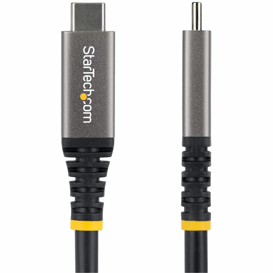 Alternate-Image3 Image for StarTech 10ft (3m) USB4 Cable, 20Gbps, USB-IF Certified USB-C Cable, 60W, 4K120Hz DP 2.1, TPE Jacket, Black USB-C Cord