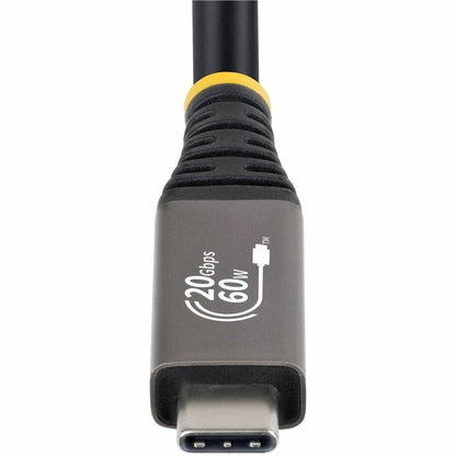 Alternate-Image5 Image for StarTech 10ft (3m) USB4 Cable, 20Gbps, USB-IF Certified USB-C Cable, 60W, 4K120Hz DP 2.1, TPE Jacket, Black USB-C Cord