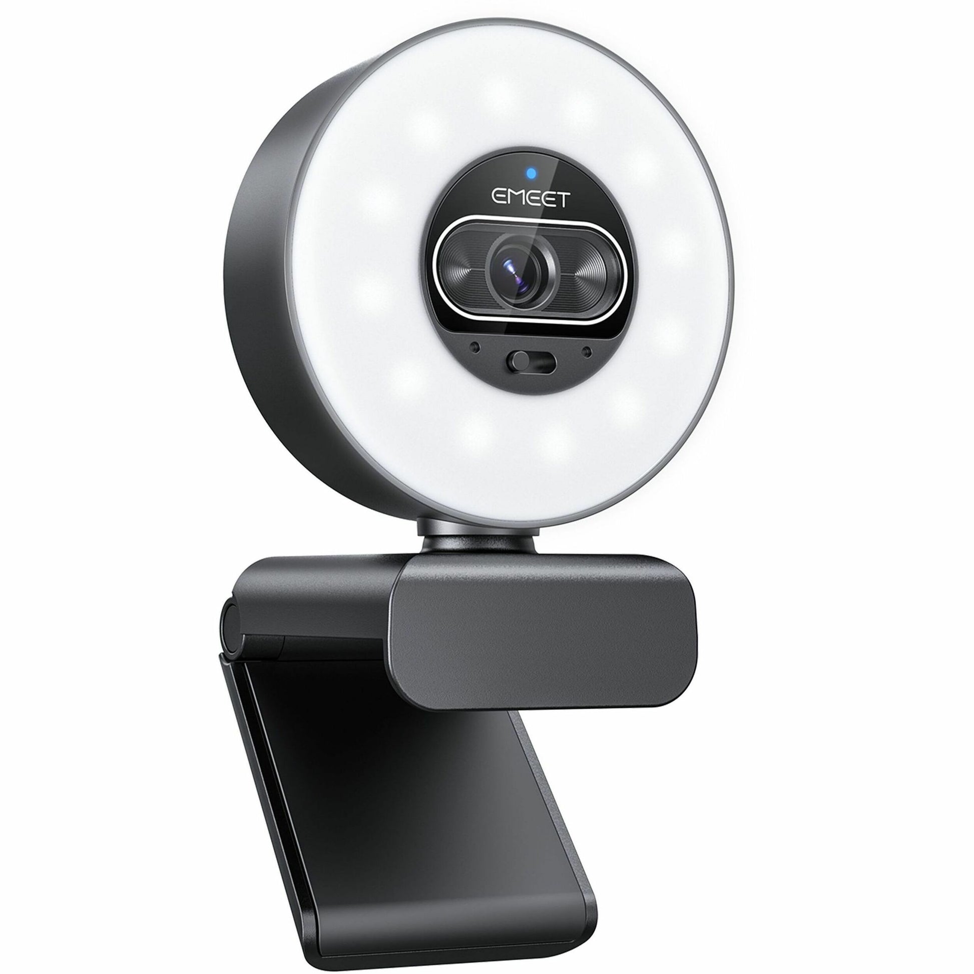Main Image for EMEET S600 Light 4K StreamCam with 1/2" Sensor, 0.2S PDAF, 2 Mics, Ring Light with Dial Control, 4 Lighting Modes with App Control