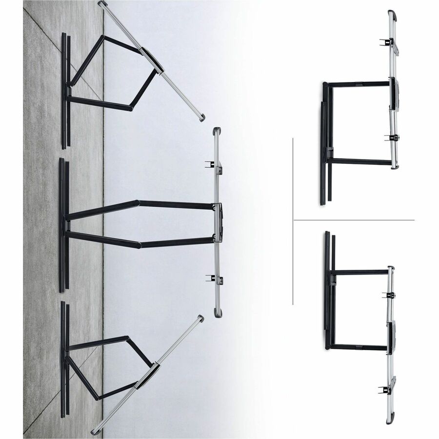 Alternate-Image5 Image for StarTech Ultra-Slim Articulating TV Wall Mount for up to 65inch and 99lb/45Kg Flat Screens, VESA 600x400, TAA Low-Profile Bracket
