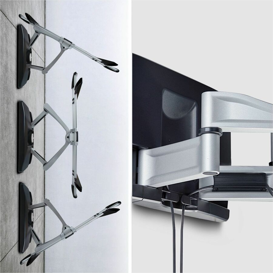 Alternate-Image5 Image for StarTech Heavy-Duty Articulating TV Wall Mount for up to 100-inch and 187.4lb/85kg Flat Screens, VESA, Low-Profile Bracket, TAA