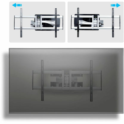 Alternate-Image2 Image for StarTech Heavy-Duty Articulating TV Wall Mount for up to 100-inch and 187.4lb/85kg Flat Screens, VESA, Low-Profile Bracket, TAA