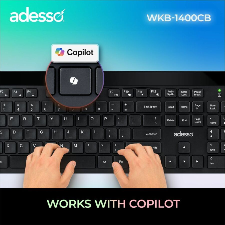 Alternate-Image2 Image for Adesso WKB-1400CB Keyboard & Mouse