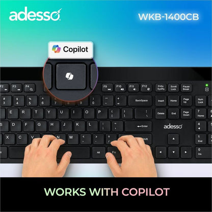 Alternate-Image2 Image for Adesso WKB-1400CB Keyboard & Mouse