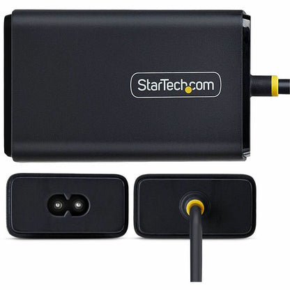 Alternate-Image1 Image for StarTech 65W USB-C Laptop Charger, 5ft (1.5m) Tethered USB-C Cable, Power Adapter Brick for Dell, XPS, HP ProBook, MacBook Pro