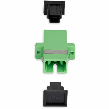 Alternate-Image2 Image for StarTech SC to SC Coupler 10 Pack, OS2 Single Mode SC Fiber Optic Coupler with Flange, SC/APC Simplex Adapter