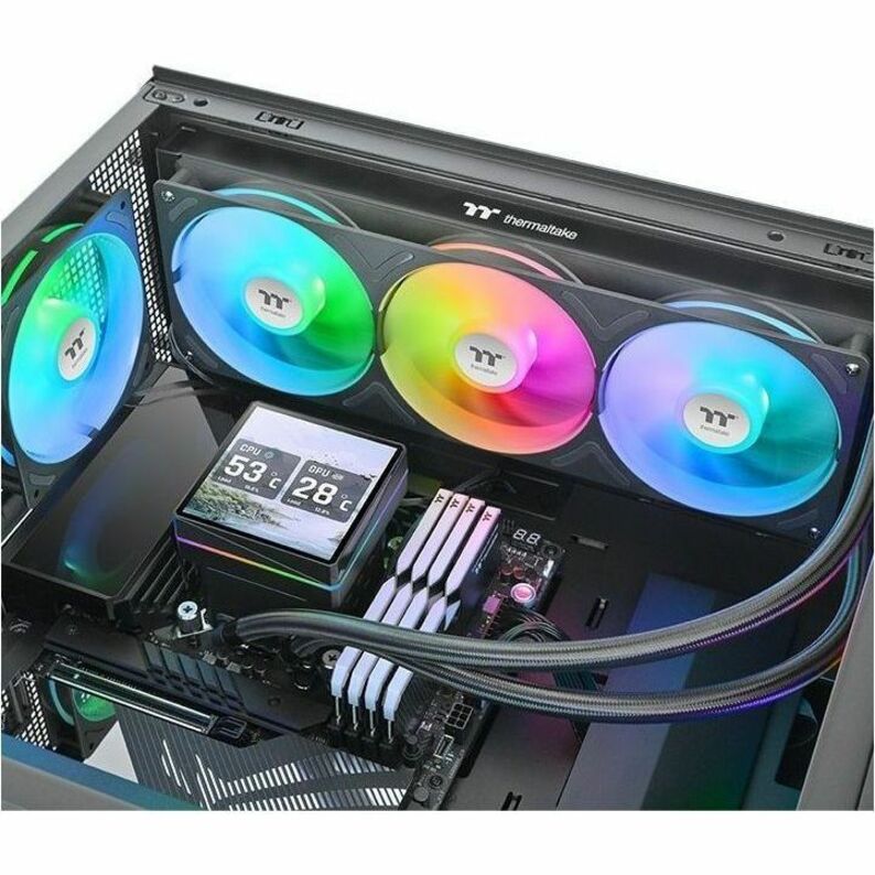 Alternate-Image4 Image for Thermaltake TH360 V3 Ultra ARGB Sync Cooling Fan/Radiator/Water Block/Pump