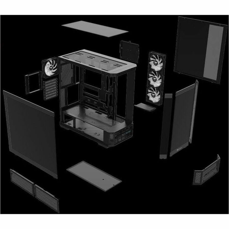 Alternate-Image6 Image for Thermaltake View 370 TG ARGB Mid Tower Chassis