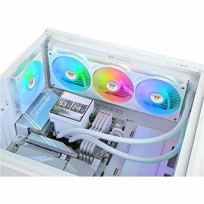 Alternate-Image4 Image for Thermaltake TH360 V3 Ultra ARGB Sync Snow Edition Cooling Fan/Radiator/Water Block/Pump