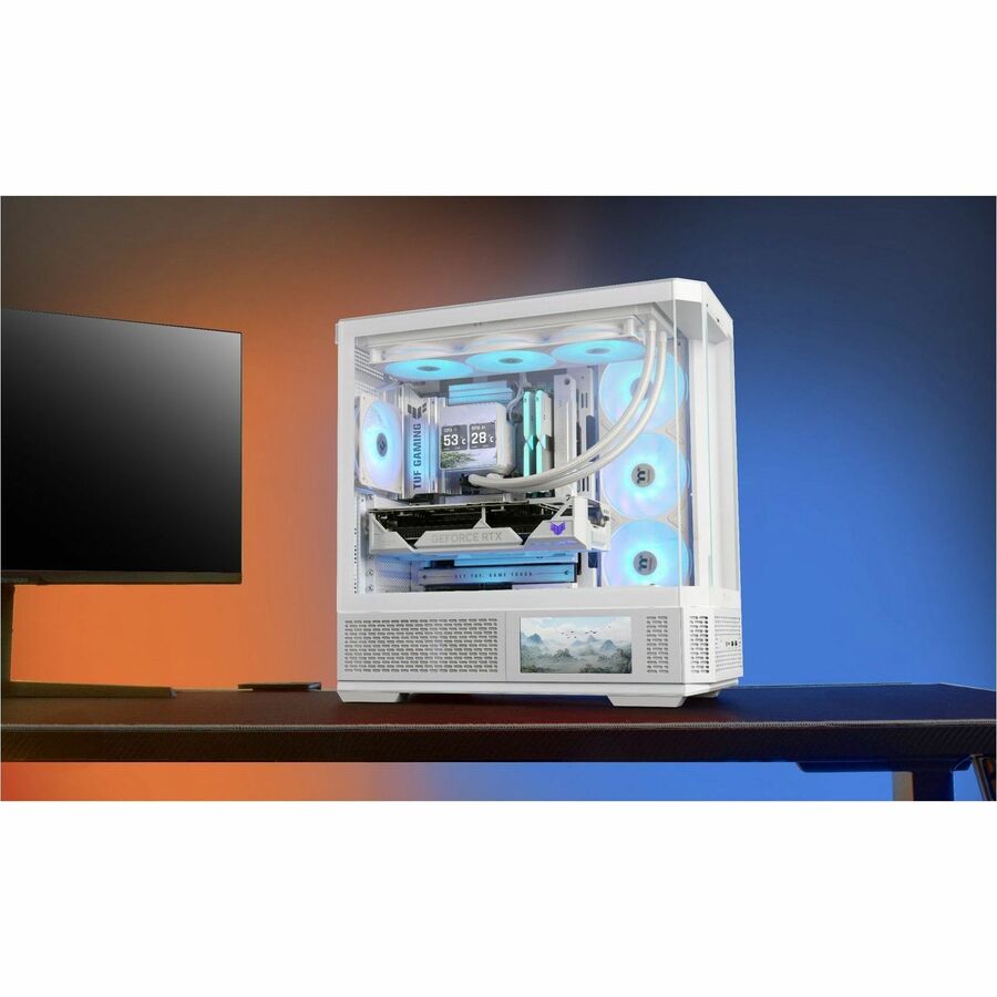 Alternate-Image9 Image for Thermaltake TH360 V3 Ultra ARGB Sync Snow Edition Cooling Fan/Radiator/Water Block/Pump