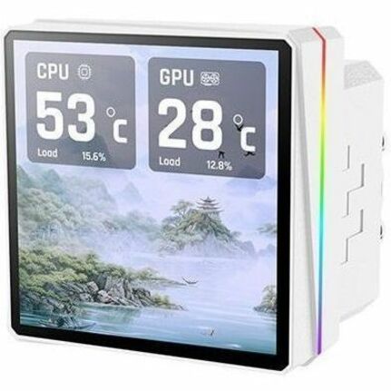 Alternate-Image2 Image for Thermaltake TH360 V3 Ultra ARGB Sync Snow Edition Cooling Fan/Radiator/Water Block/Pump