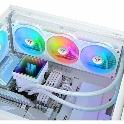 Alternate-Image4 Image for Thermaltake TH360 V3 ARGB Sync Snow Edition Cooling Fan/Radiator/Water Block/Pump