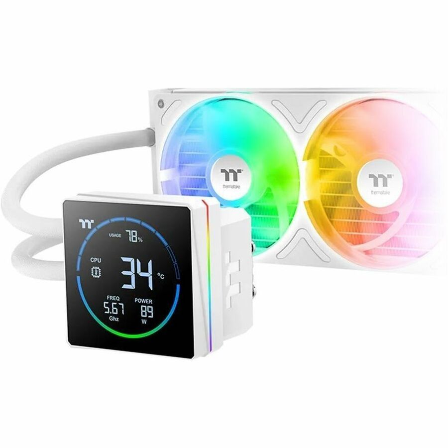 Alternate-Image6 Image for Thermaltake TH240-S V3 ARGB Sync Snow Edition Cooling Fan/Radiator/Water Block/Pump