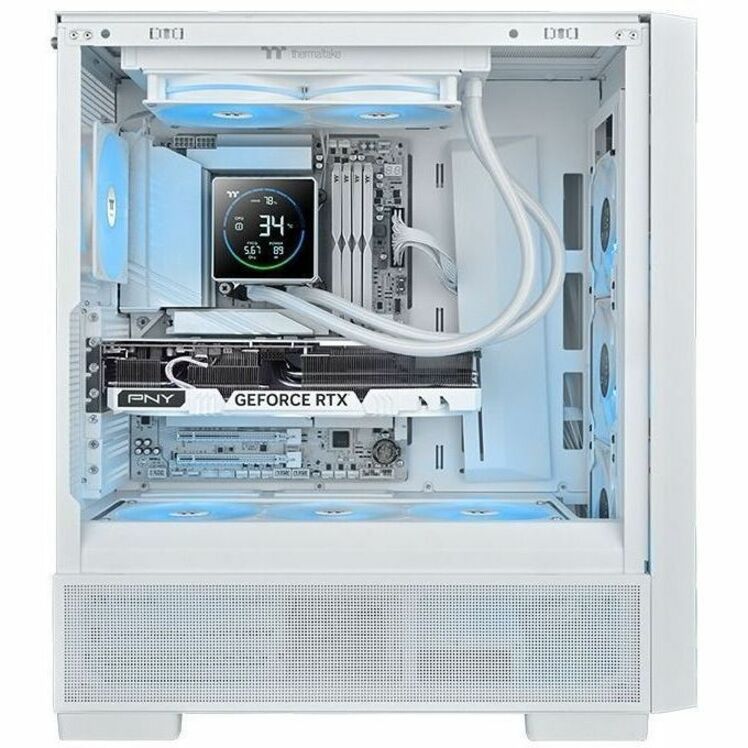 Alternate-Image8 Image for Thermaltake TH240-S V3 ARGB Sync Snow Edition Cooling Fan/Radiator/Water Block/Pump