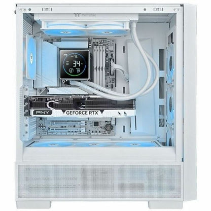 Alternate-Image8 Image for Thermaltake TH240-S V3 ARGB Sync Snow Edition Cooling Fan/Radiator/Water Block/Pump