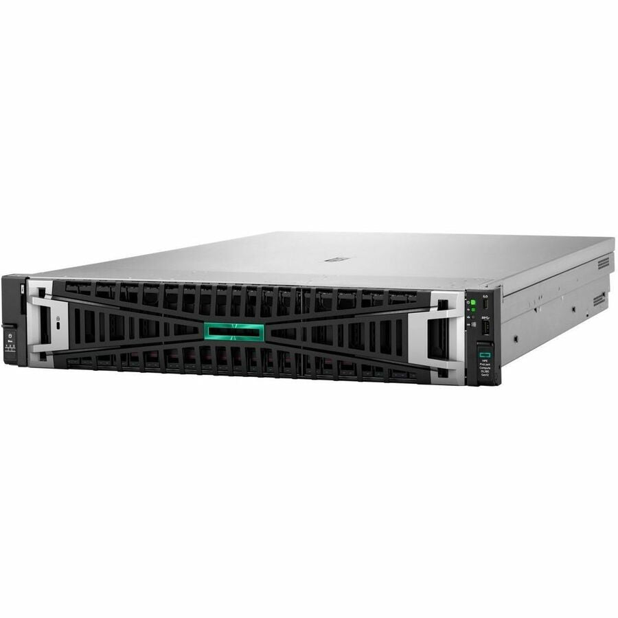 Left Image for HPE ProLiant Compute DL380 Gen12 2U Rack Server - 1 x Intel Xeon 6 6530P 2.30 GHz - 64 GB RAM - Serial ATA/600, 12Gb/s SAS, NVMe Controller