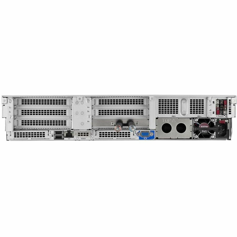Rear Image for HPE ProLiant Compute DL380 Gen12 2U Rack Server - 1 x Intel Xeon 6 6530P 2.30 GHz - 64 GB RAM - Serial ATA/600, 12Gb/s SAS, NVMe Controller