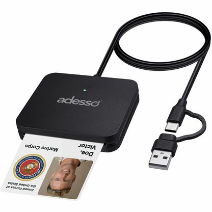 Alternate-Image4 Image for Adesso SCR-400 Smart Card Reader