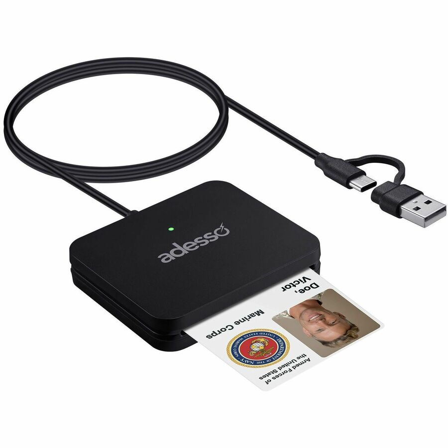 Alternate-Image2 Image for Adesso SCR-400 Smart Card Reader