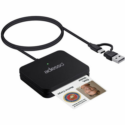 Alternate-Image2 Image for Adesso SCR-400 Smart Card Reader
