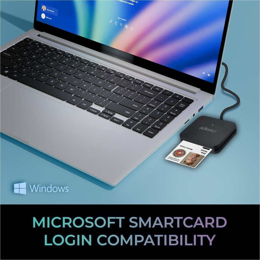 Alternate-Image6 Image for Adesso SCR-400 Smart Card Reader
