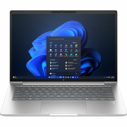 Front Image for HP EliteBook 6 G1i 16" Touchscreen Notebook - WUXGA - 60 Hz - Intel Core Ultra 5 225U - 16 GB - 512 GB SSD - English Keyboard - Smart Card Reader - Pike Silver Aluminum