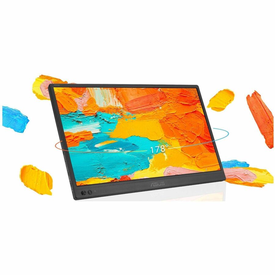 Alternate-Image1 Image for Asus ZenScreen MB169CK-P 16" Class Full HD LED Monitor - 16:9 - Black
