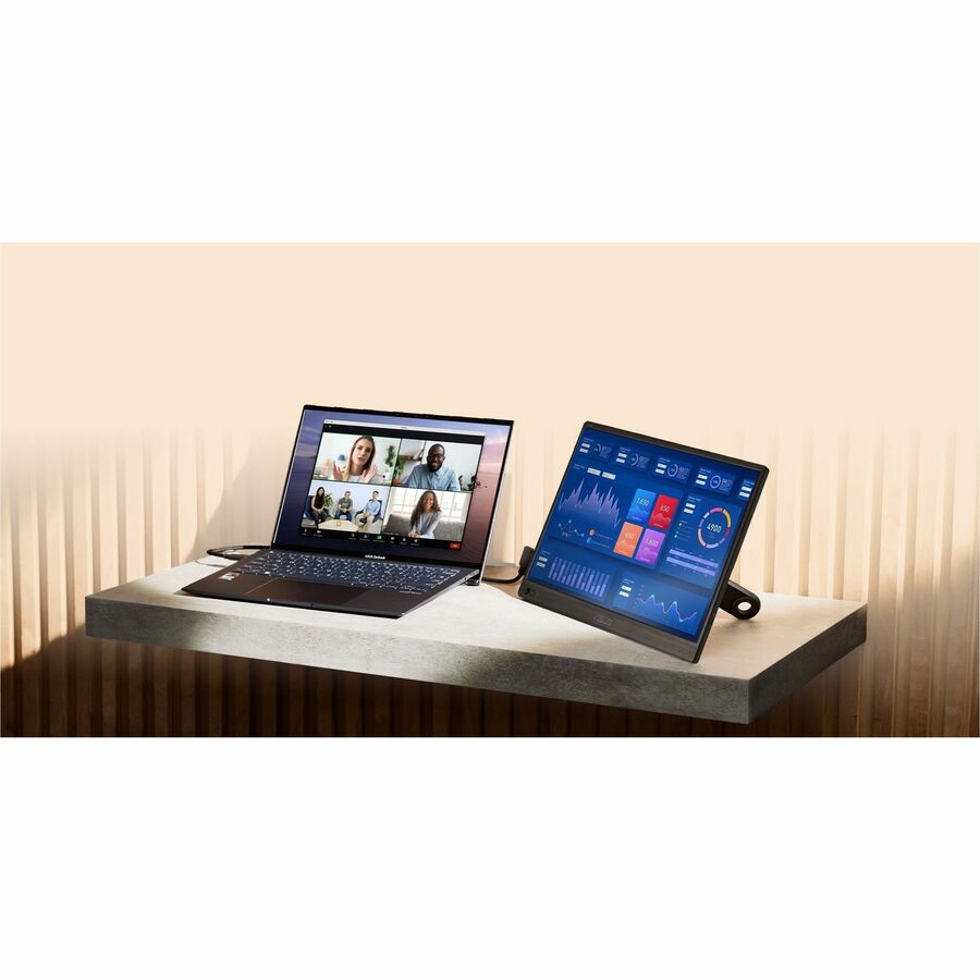 Alternate-Image2 Image for Asus ZenScreen MB169CK-P 16" Class Full HD LED Monitor - 16:9 - Black