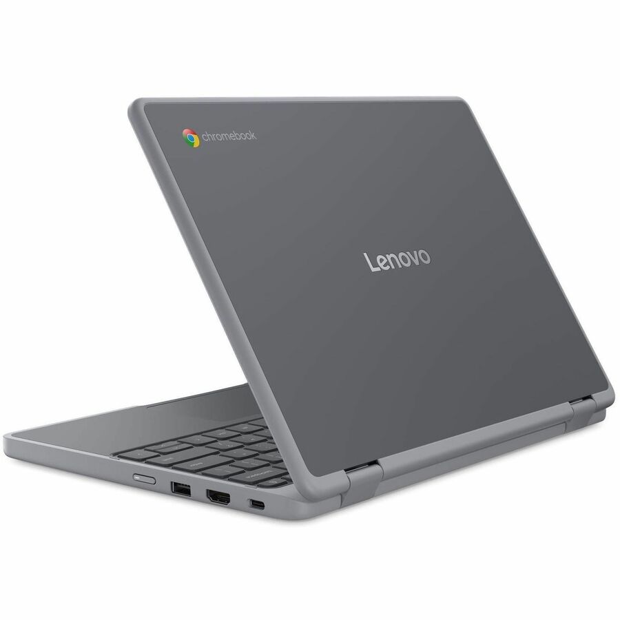 Rear Image for Lenovo Chromebook 500e Gen 5 M89 83TA0002US 11.6" Touchscreen Convertible 2 in 1 Chromebook - HD - 60 Hz - MediaTek - 4 GB - 64 GB Flash Memory - English (US) Keyboard - Luna Gray