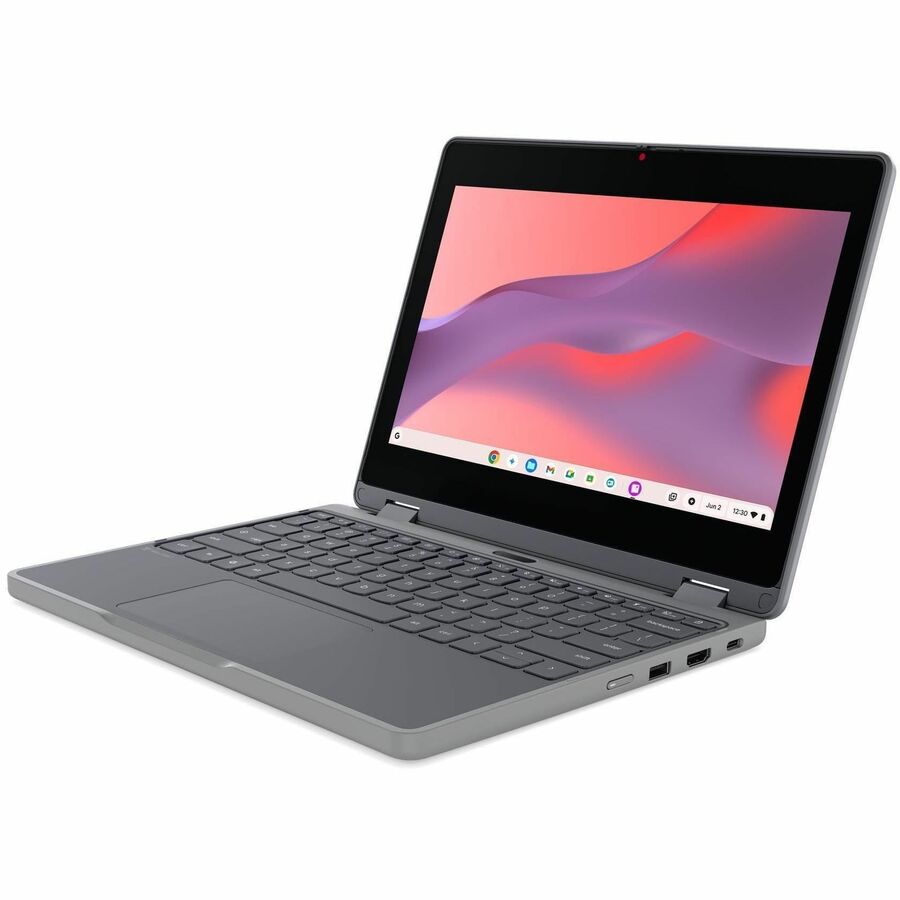 Alternate-Image1 Image for Lenovo Chromebook 500e Gen 5 M89 83TA0002US 11.6" Touchscreen Convertible 2 in 1 Chromebook - HD - 60 Hz - MediaTek - 4 GB - 64 GB Flash Memory - English (US) Keyboard - Luna Gray