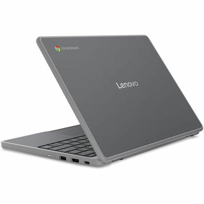 Rear Image for Lenovo Chromebook 100e Gen 5 M89 83T60007US 11.6" Touchscreen Chromebook - HD - 60 Hz - MediaTek - 4 GB - 64 GB Flash Memory - English (US) Keyboard - Luna Gray