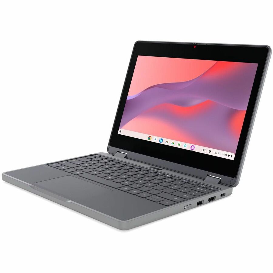 Alternate-Image7 Image for Lenovo Chromebook 500e Gen 5 M89 83TA0004US 12.2" Touchscreen Convertible 2 in 1 Chromebook - WUXGA - MediaTek - 8 GB - 64 GB Flash Memory - English (US) Keyboard - Luna Gray
