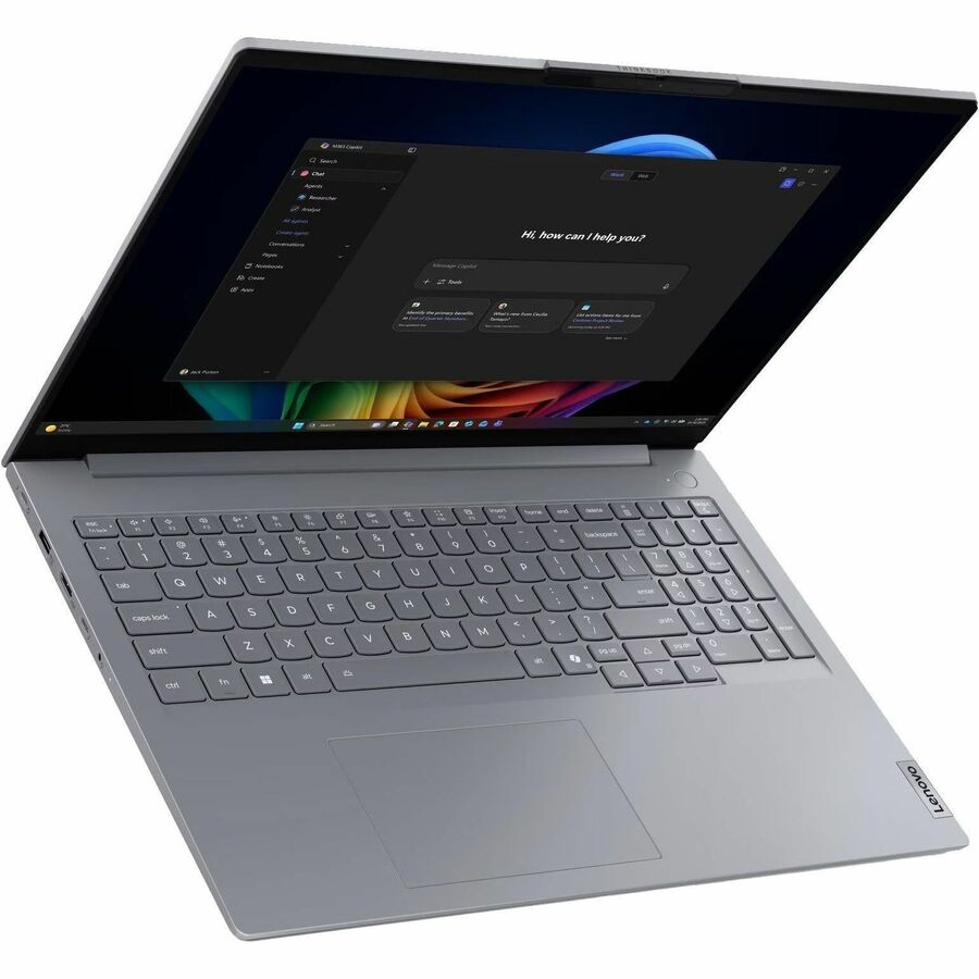 Alternate-Image1 Image for Lenovo ThinkBook 16 G9 IPL 21UR000CUS 16" Notebook - WUXGA - Intel Core Ultra 5 3rd Gen 325 - 16 GB - 512 GB PCI Express 4.0 SSD - English (US) Keyboard - Luna Gray