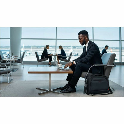 Life-Style Image for Targus Classic EcoSmart CN414GL Carrying Case (Briefcase) for 13" to 14" Notebook - Black - TAA Compliant