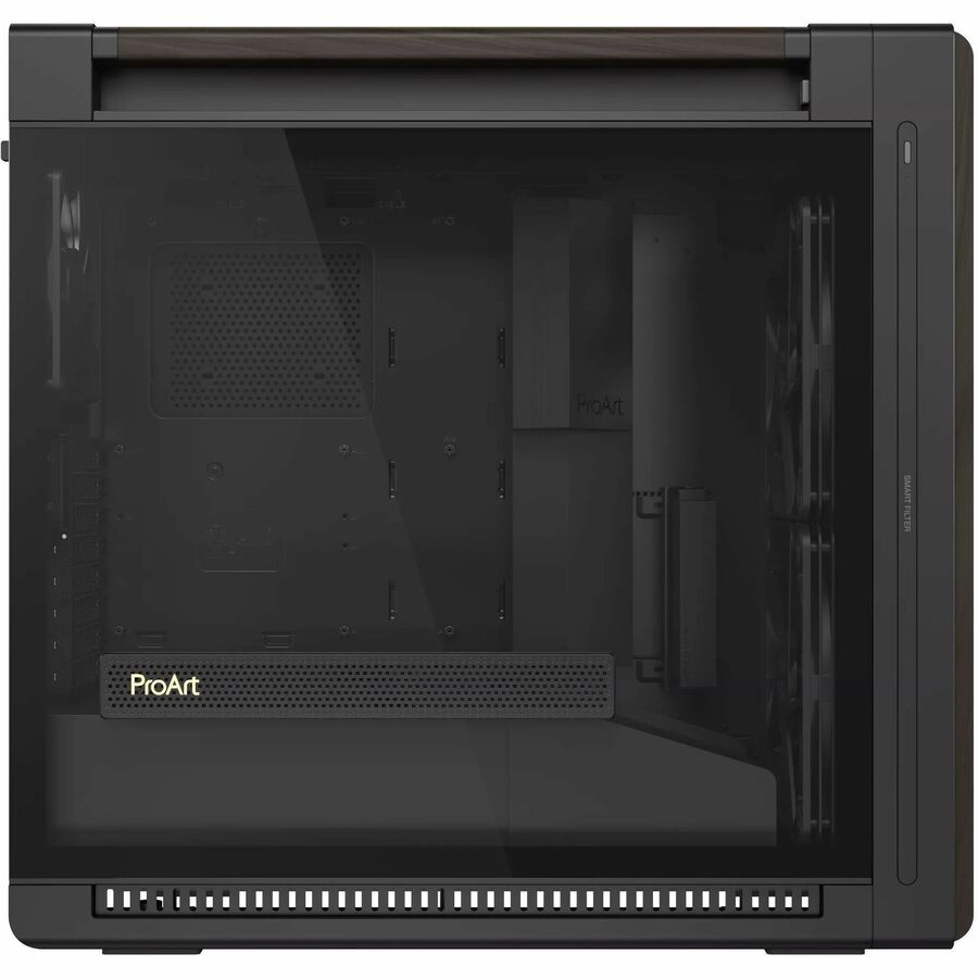 Right Image for Asus ProArt PA602 Wood Edition Modern Black - Tempered Glass Panel