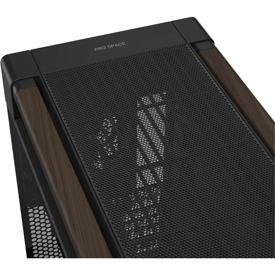 Alternate-Image7 Image for Asus ProArt PA602 Wood Edition Modern Black - Tempered Glass Panel