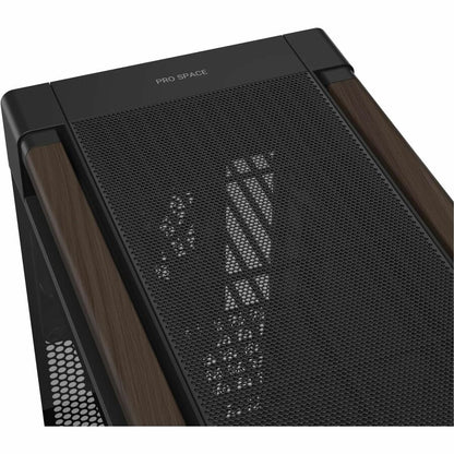 Alternate-Image7 Image for Asus ProArt PA602 Wood Edition Modern Black - Tempered Glass Panel