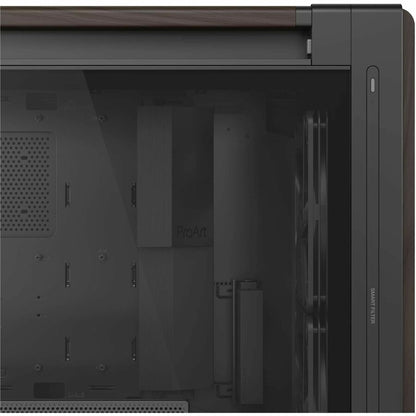 Alternate-Image8 Image for Asus ProArt PA602 Wood Edition Modern Black - Tempered Glass Panel
