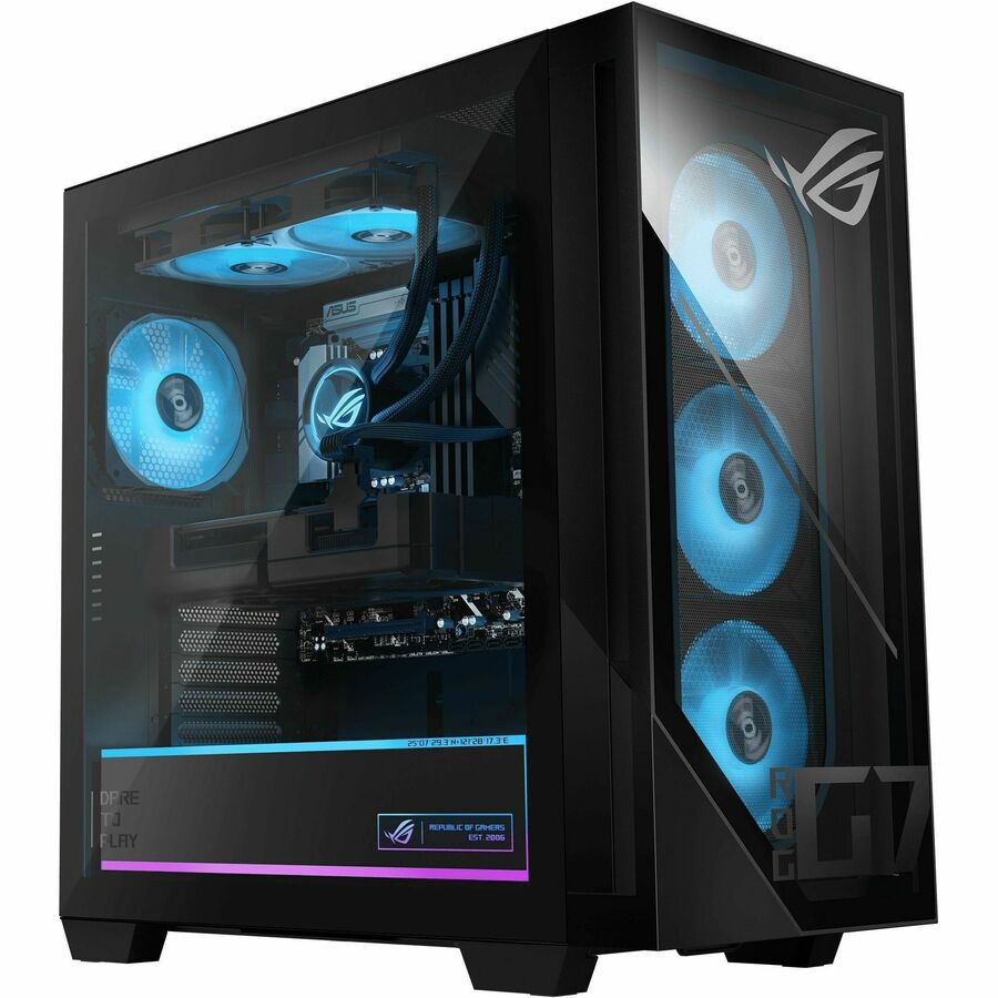 Alternate-Image1 Image for Asus ROG GM700 GM700TZ-PB564 Gaming Desktop Computer - AMD Ryzen 5 8400F - 16 GB - 1 TB PCI Express NVMe 4.0 SSD - Black